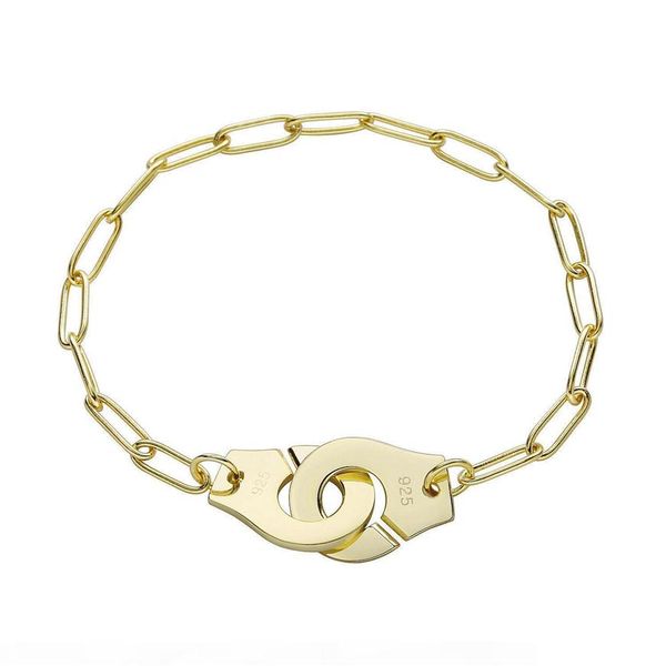 whole france famous brand jewelry dinh van bracelet for women fashion jewelry 925 sterling silver handcuff bracelet262i, Black